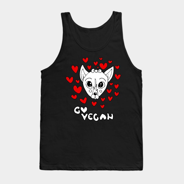 go vegan Tank Top by MerryDee